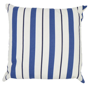 Seaton Stripe, Navy - (45cm x 45cm) Cushion